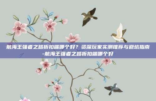 航海王强者之路折扣端哪个好？资深玩家实测推荐与避坑指南-航海王强者之路折扣端哪个好