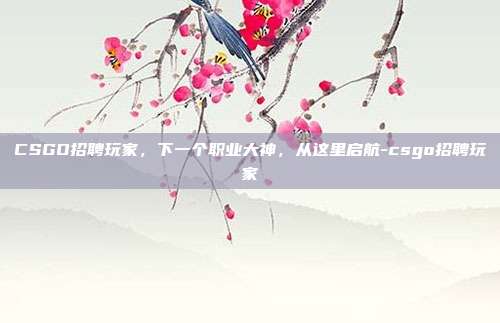 CSGO招聘玩家,下一个职业大神,从这里启航-csgo招聘玩家