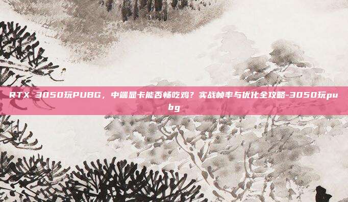 RTX 3050玩PUBG,中端显卡能否畅吃鸡?实战帧率与优化全攻略-3050玩pubg
