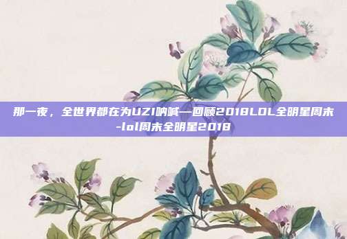 那一夜，全世界都在为UZI呐喊—回顾2018LOL全明星周末-lol周末全明星2018