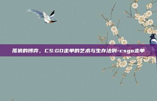 孤狼的博弈,CS:GO走单的艺术与生存法则-csgo走单