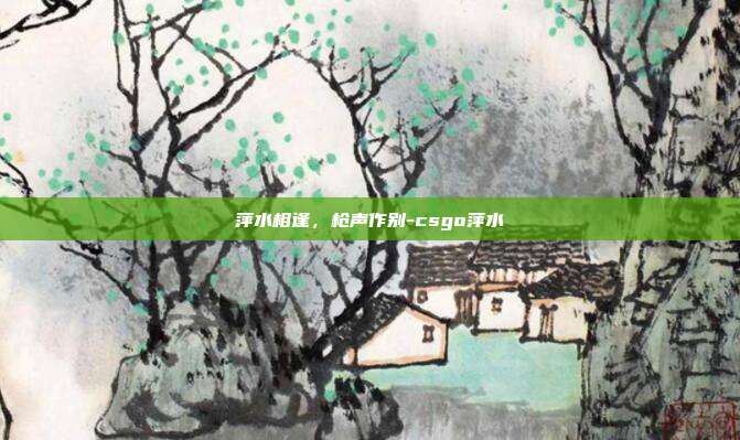 萍水相逢,枪声作别-csgo萍水