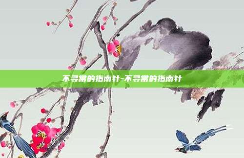 不寻常的指南针-不寻常的指南针