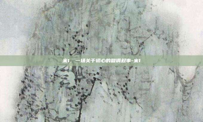 米1，一场关于初心的复调叙事-米1