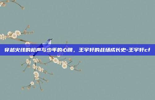 穿越火线的枪声与少年的心跳,王宇轩的战场成长史-王宇轩cf