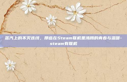 蒸汽上的不灭连线，那些在Steam联机里沸腾的青春与温暖-steam有联机