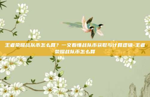 王者荣耀战队币怎么算？一文看懂战队币获取与计算逻辑-王者荣耀战队币怎么算