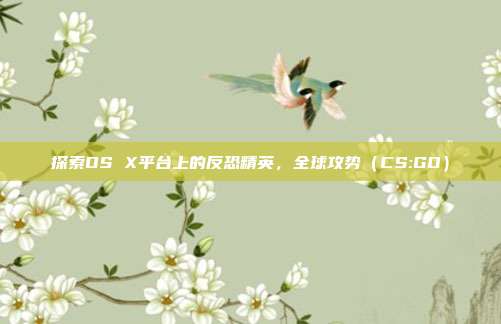 探索OS X平台上的反恐精英，全球攻势（CS:GO）