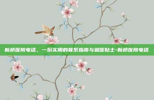 新桥医院电话，一份实用的联系指南与就医贴士-新桥医院电话