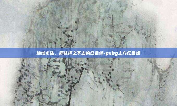 绝地求生，那抹挥之不去的红色标-pubg上方红色标