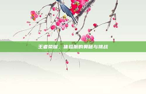 王者荣耀，体验服的奥秘与挑战