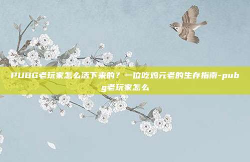 PUBG老玩家怎么活下来的？一位吃鸡元老的生存指南-pubg老玩家怎么