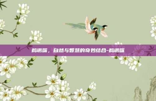 鹈鹕嘴，自然与智慧的奇妙结合-鹈鹕嘴