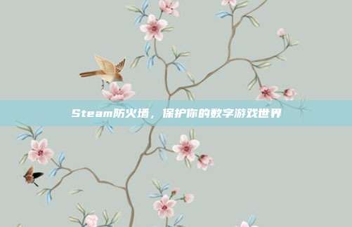 Steam防火墙，保护你的数字游戏世界