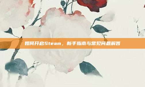如何开启Steam，新手指南与常见问题解答