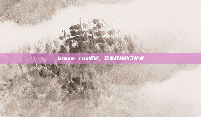 Steam Tos概述，玩家权益的守护者