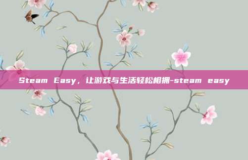 Steam Easy，让游戏与生活轻松相拥-steam easy