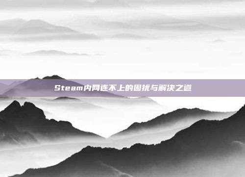 Steam内网连不上的困扰与解决之道
