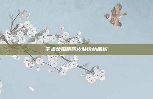 王者荣耀蔷薇皮肤价格解析