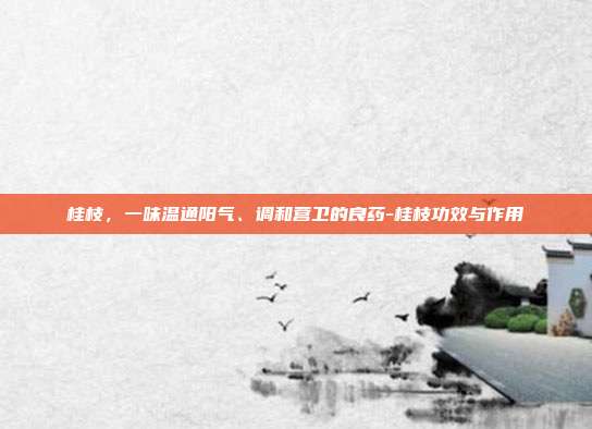 桂枝，一味温通阳气、调和营卫的良药-桂枝功效与作用
