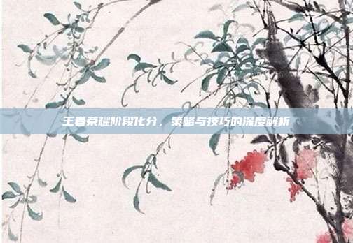 王者荣耀阶段化分,策略与技巧的深度解析