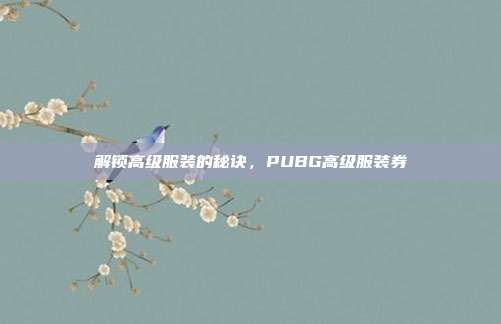 解锁高级服装的秘诀,PUBG高级服装券
