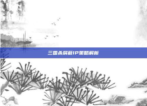 三国杀屏蔽IP策略解析