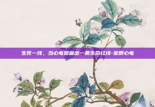 生死一线,当心电图画出一条生命红线-室颤心电