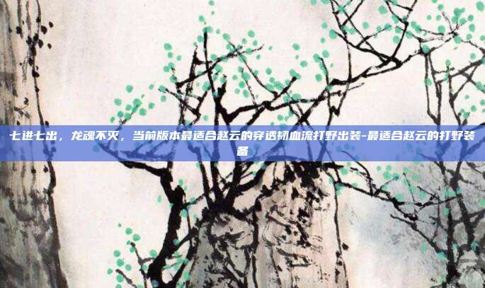 七进七出,龙魂不灭,当前版本最适合赵云的穿透韧血流打野出装-最适合赵云的打野装备