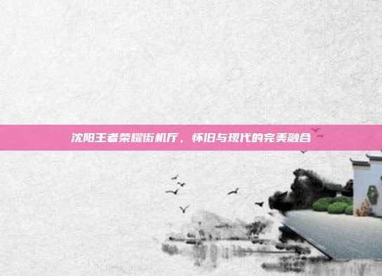 沈阳王者荣耀街机厅,怀旧与现代的完美融合