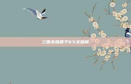 三国杀推箱子65关图解
