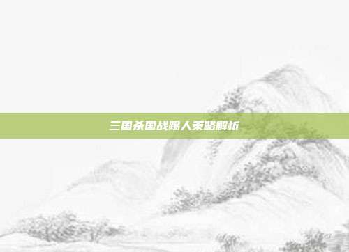 三国杀国战踢人策略解析