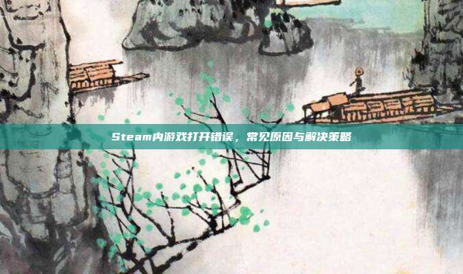 Steam内游戏打开错误，常见原因与解决策略
