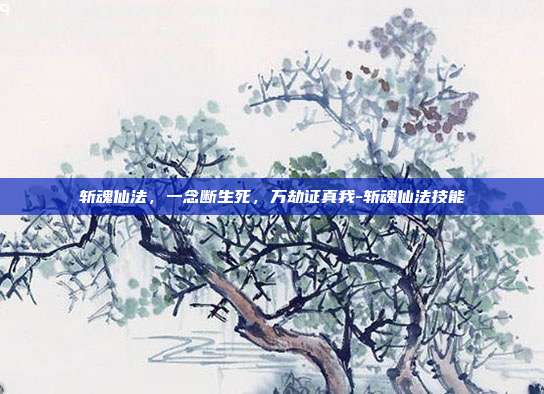斩魂仙法，一念断生死，万劫证真我-斩魂仙法技能