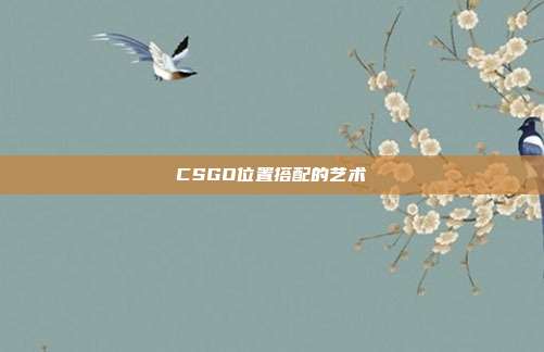 CSGO位置搭配的艺术