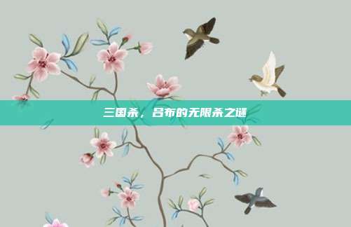 三国杀,吕布的无限杀之谜