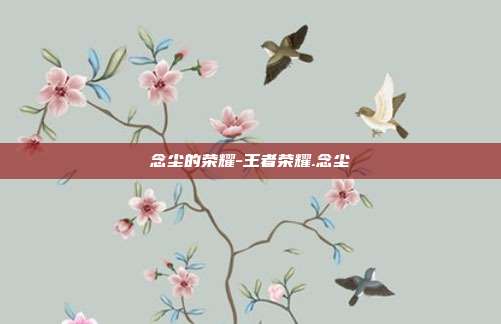 念尘的荣耀-王者荣耀.念尘