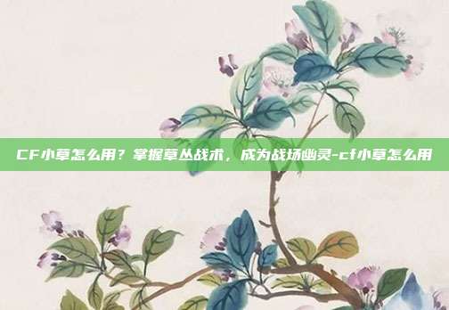 CF小草怎么用?掌握草丛战术,成为战场幽灵-cf小草怎么用