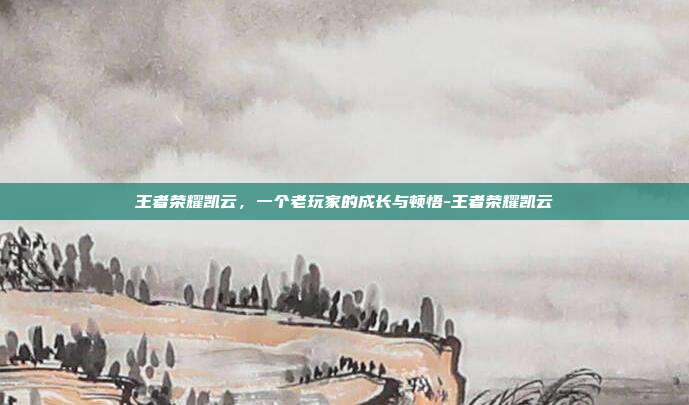 王者荣耀凯云，一个老玩家的成长与顿悟-王者荣耀凯云