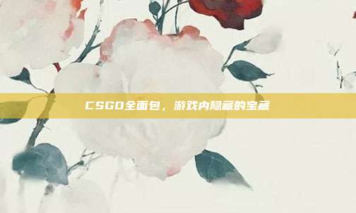 CSGO全面包,游戏内隐藏的宝藏