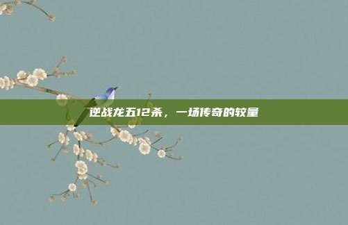 逆战龙五12杀,一场传奇的较量