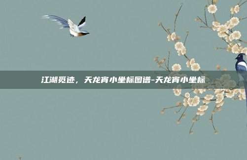 江湖觅迹，天龙宵小坐标图谱-天龙宵小坐标