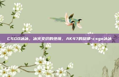 CSGO冰冰，冰火交织的绝境，AK47的旋律-csgo冰冰