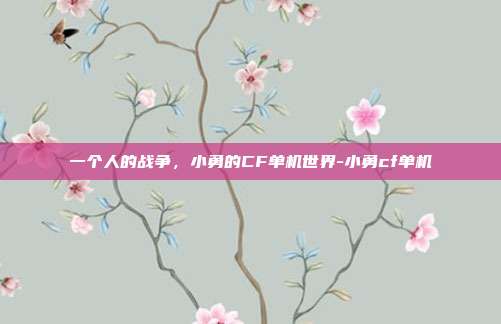 一个人的战争，小勇的CF单机世界-小勇cf单机