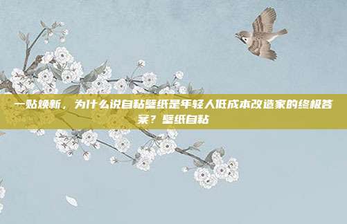 一贴焕新,为什么说自粘壁纸是年轻人低成本改造家的终极答案?壁纸自粘
