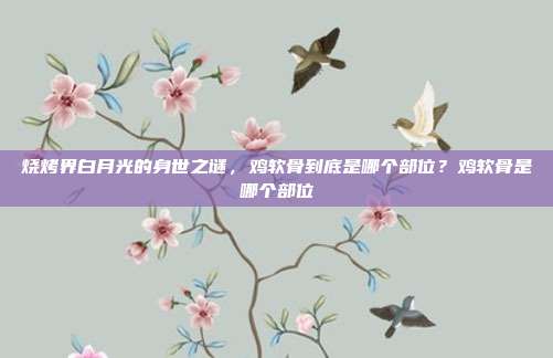 烧烤界白月光的身世之谜,鸡软骨到底是哪个部位?鸡软骨是哪个部位