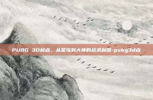 PUBG 3D标点，从菜鸟到大神的战术利器-pubg3d点