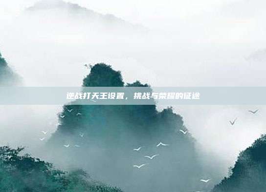 逆战打天王设置,挑战与荣耀的征途