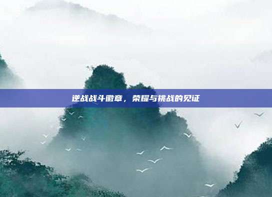 逆战战斗徽章,荣耀与挑战的见证