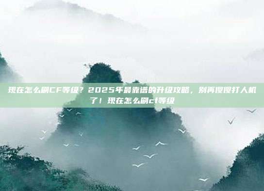 现在怎么刷CF等级?2025年最靠谱的升级攻略,别再傻傻打人机了!现在怎么刷cf等级